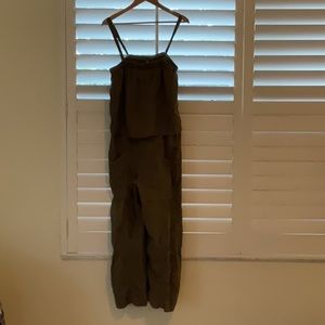 Olive green XCVI linen jump suit. Worn once